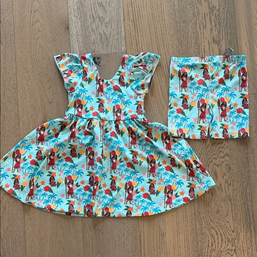 Disney Moana Kids Casual Dress Set